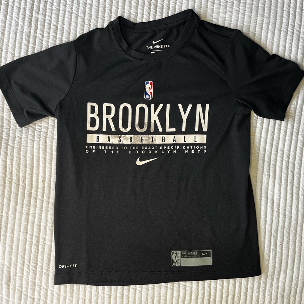 Nike NBA Black Brooklyn Basketball Tee